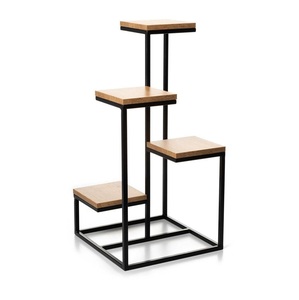 Premium Metal Plant Pot Stand with Sleek Modern Design for Indoor Outdoor Garden Balcony Living Room Decorative <b>Planter</b> Display - Product Image 6