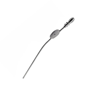 Cánula de succión manual de acero Frazier y tubo mastoideo de 7 pulgadas con punta angulada para instrumentos de cirugía neuro-otorrinolaringológica, certificado CE Clase II - Product Image 4