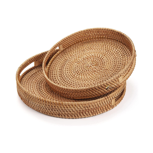 KV NATURAL HOME KVRB Panier de rangement en rotin naturel tissé à la main, écologique, multifonctionnel, design rectangulaire simple, pour la maison et le bureau - Product Image 5