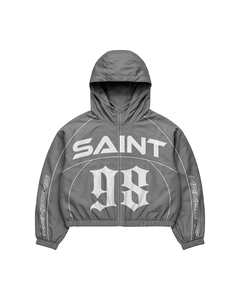 ชุดเซ็ตสตรีทแวร์ 2 ชิ้น เสื้อแจ็คเก็ตและกางเกงวอร์มสะท้อนแสง 3M ผ้าไนลอน - Product Image 2