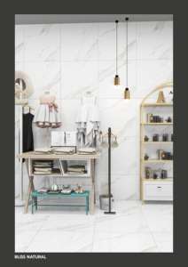 Azulejo de porcelana con acabado liso y brillante, formato 24x24, diseñado para proporcionar una reflexión limpia, textura uniforme y una continuidad elegante en el suelo. - Product Image 3