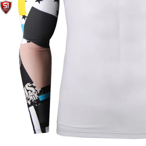 SI Unisex <b>Long</b> <b>Sleeve</b> <b>Compression</b> <b>Shirt</b> Sublimation Print Crew Neck Full <b>Sleeve</b> Sweat-Wicking Quick Dry Sports Bodysuit - Product Image 4