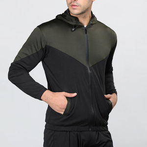 Custom Logo Active <b>Pullover</b> Cotton Polyester Pocket <b>Pullover</b> <b>Men</b> Tracksuit - Product Image 2