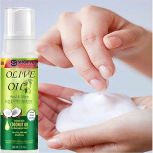 Mousse para el Cabello en Oferta, Fórmula de Fijación y Brillo con Control del Frizz, Brillo Restaurador, Envoltura/Estilizador para Cabello con Aceite de Oliva y Aceite de Coco - Product Image 6