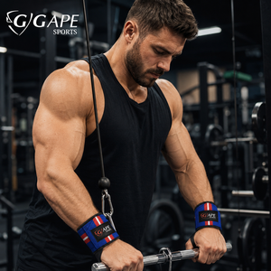 Attelle de poignet GAPE SPORTS en néoprène avec fermeture auto-agrippante, antidérapante, pour la musculation des adultes, prix abordable, personnalisation OEM - Product Image 4