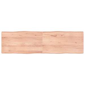 Table pliante élégante en bois de chêne massif brun clair, collection de tables à manger - Product Image 2