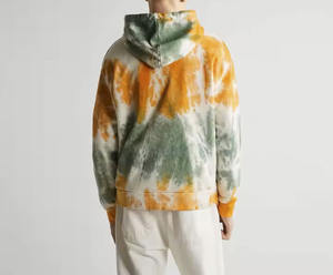 Sudaderas con capucha Tie Dye para hombre con diseño de logotipo personalizado al por mayor, precio razonable, sostenibles, ecológicas y antiarrugas. - Product Image 6