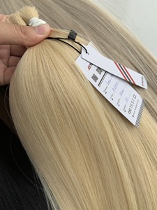 Precio de fábrica Extensiones de cabello a granel Cabello vietnamita Doble ahogamiento 100 gramos Colores oscuros 24 pulgadas - Product Image 5