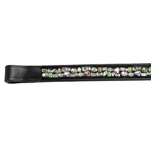Diamantes de imitación de cristales de cuero genuino personalizados al por mayor, banda decorativa para cejas de caballo de cuero de canal vacío en tamaños de mazorca completa - Product Image 3