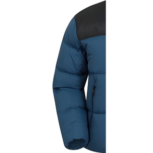 Wholesale Custom OEM Printed Canvas Puffer <b>Jacket</b> Men Plus Size Option Waterproof Breathable Eco-Friendly Casual Winter Front - Product Image 3