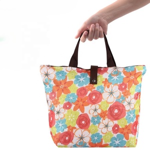 Sac de courses pliable grande capacité Oxford personnalisé, sac fourre-tout pliable OEM en gros, pochette d'épicerie écologique réutilisable pour impression de logo - Product Image 6