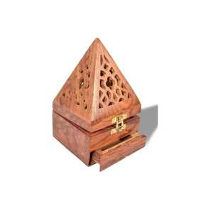 Brass Incense <b>Burner</b> Aromatic Diffuser With Sunburst Lid Design Incense <b>Burner</b> Black & Golden Premium Design - Product Image 3
