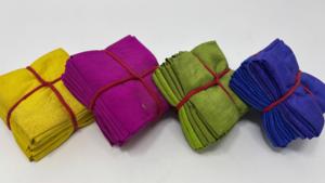 ผ้าไหมหลากสีแบบ Fat Quarters ชิ้นผ้าไหมคละสีสำหรับงานควิลท์ งานเย็บปะติดปะต่อ งานฝีมือ เสื้อผ้า ของตกแต่ง และจำหน่ายแบบขายส่ง - Product Image 4