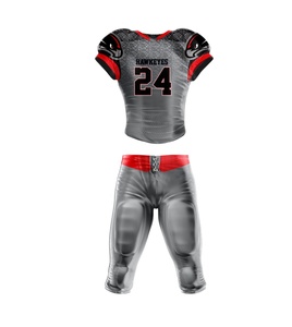 Low MOQ Premium Quality Reflective Breathable Outdoor Design Your Own American Football Uniform 100% Polyester Custom Made - Product Image 1