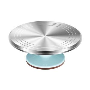 Support à gâteau rotatif en aluminium de 12 pouces, plateau tournant pour gâteau, fournitures de décoration de gâteaux et de cupcakes - Product Image 3