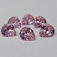 Haute qualité à la main princesse coupe zircon cubique en vrac forme de goutte de larme naturelle excellent diamant Quartz pour bijoux personnalisés