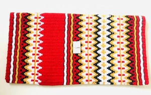 Almohadillas para SILLÍN de lana de Nueva Zelanda Premium occidental de alta calidad, manta de espectáculo de lana genuina, logotipo de Color personalizable - Product Image 5