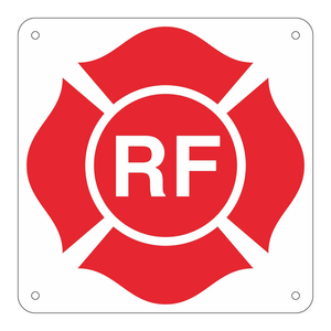 Panneau de signalisation routière réfléchissant en aluminium Brady 8,5x8,5 pouces pour zones industrielles - Product Image 1