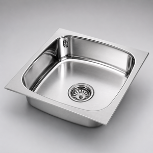Modern Stainless Steel Square 304 <b>Kitchen</b> <b>Sink</b> Oval Bowl Wash Basin Countertop <b>Sink</b> - Product Image 3
