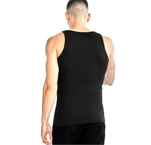 Men's <b>Clothing</b> Men's Tank Tops Custom logo Plain Stretch Fit Cotton Men's tank Tops Printed Gym Fitness Tank Top - Product Image 3