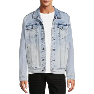 Chaqueta de Mezclilla Transpirable para Hombre, Buena Calidad a Precio Razonable, Impresión de Logotipo Personalizado - Product Image 1