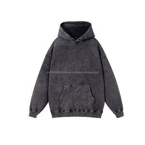 เสื้อฮู้ดผ้าบาติกผ้าฝ้าย100% สำหรับผู้ชายผ้าบาติกปักลายแบบกำหนดเองได้เสื้อมีฮู้ดผ้า400 GSM โอเวอร์ไซส์ดีไซน์ใหม่ - Product Image 5