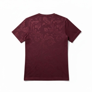 Camiseta de Alta Calidad en Tela de Algodón, Estilo Casual Urbano, con Logotipo Personalizado, Moda de Verano, Transpirable, Cómoda y Holgada - Product Image 3