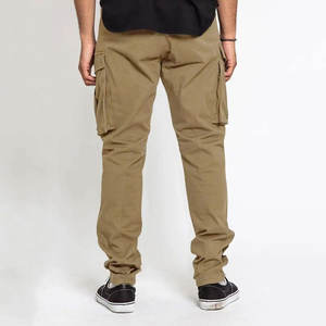 Pantalones cargo clásicos para hombre con corte holgado y costuras reforzadas para mayor durabilidad, pantalones cargo ligeros para hombre - Product Image 5
