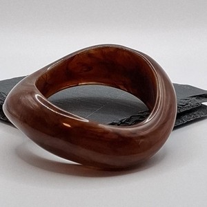 Luxury Resin Marble Bangle <b>Bracelet</b> Handmade Statement Fashion Jewelry Elegant Women Wrist Accessory Resin <b>Bracelet</b> - Product Image 1