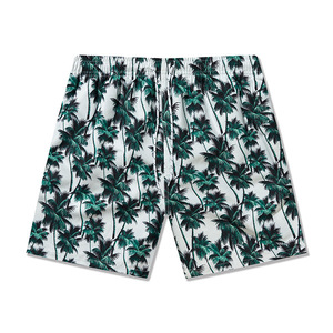 Shorts de bain personnalisés pour hommes, tissu Oxford à séchage rapide, anti-UV, respirant, avec poche, imprimé, polyester et élasthanne - Product Image 4