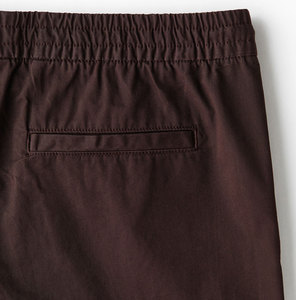 Shorts Bermuda Homme Grande Taille Couleur Unie avec Cordon de Serrage à la Taille et Poches Style Décontracté Taille Mi-Haute Tissu Tissé - Product Image 2