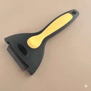 Rastrillo para Mascotas 40T Clásico, Simple, de Calidad Profesional, para Perros y Gatos, Peine para Eliminar Pelo Suelto, Resistente, Removedor de Pelo de Plástico y Acero Inoxidable - Product Image 5