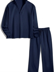 Ensemble de survêtement unisexe OEM à prix de gros, personnalisé en molleton de coton pour hommes et femmes - Product Image 5