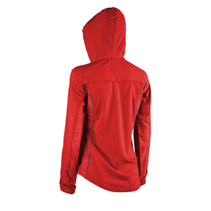 Econex Sports Men's Orange Hooded Waterproof Fleece Sport Jacket Full <b>Zip</b> Slim Fit Polyester Material Autumn Outdoor Wear - Product Image 4