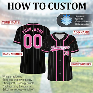 เสื้อเบสบอลคอวี แขนครึ่ง ผ้าโพลีเอสเตอร์ 100% ระบายอากาศ แห้งเร็ว มีหลายขนาด ยูนิเซ็กซ์ รุ่นล่าสุด ขายดีจากซัพพลายเออร์ชั้นนำ - Product Image 2