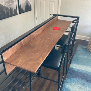 Mesa de Balcón Plegable Moderna de Teca, Muebles de Exterior de Diseño Minimalista para Apartamento, Duradera, con Garantía de 24 Meses - Product Image 6