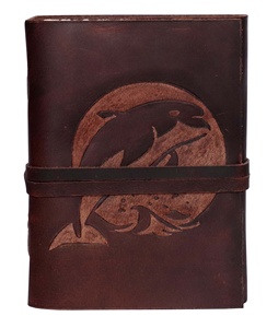 Journal en cuir blanc reliure thermique carnet de croquis dessin à la main Deckle vieilles Pages grands cahiers cadeau voyage - Product Image 1