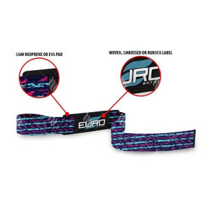Sangle de musculation en coton légère et durable, antidérapante, réglable, rembourrage pour une meilleure stabilité du poignet, vente en gros - Product Image 2