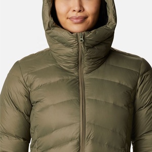 Logotipo personalizado invierno 2025 ropa de talla grande chaqueta de mujer puffer abajo chaquetas al aire libre abrigos burbuja - Product Image 4