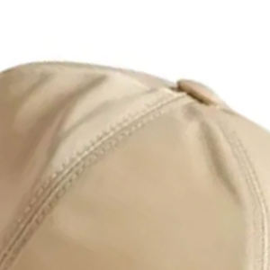 Casquette de baseball unisexe beige imperméable en coton à 6 panneaux, motif uni, ajustement réglable, personnalisable, directement du fabricant - Product Image 6
