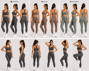 Women's Black Leggings Set Sports <b>Bra</b> Yoga Workout Activewear Fitness Clothing Custom Private Label OEM ODM - Product Image 6