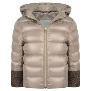 Chaqueta de Invierno Acolchada para Hombre, de Lana/Viscosa, Impermeable, con Forro Grueso y Cálido, Cuello Alto, Diseño de Parches - Product Image 1