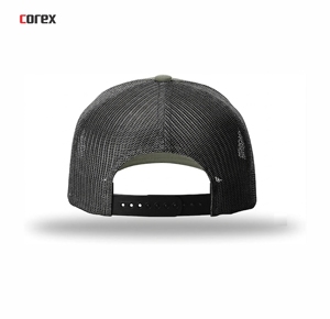 Custom Olive Green Mesh Trucker Hat 5-Panel Adjustable Breathable Waterproof <b>Winter</b> Travel Outdoor <b>Cap</b> for Adults Unisex - Product Image 5