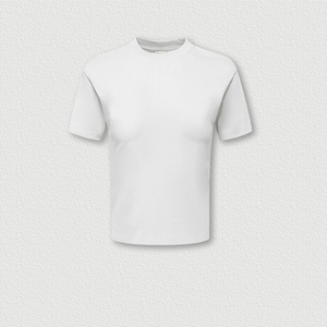 Women's for Crew Neck Crop <b>Top</b> Full Sleeve Regular Jersey 100% Cotton Casual T-Shirt Eco-Friendly Spring Summer Breathable - Product Image 2
