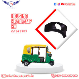 Faro delantero derecho REFL de fabricación india para vehículos de 3 ruedas, compatible con el modelo RE, exportado a Haití y Perú - Product Image 3