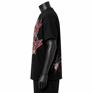 เสื้อยืดแขนสั้นทรงปกติสำหรับผู้ชาย สีเทาอ่อน คอกลม ผ้าฝ้าย 100% ระบายอากาศได้ดี สไตล์สตรีทแวร์ ออกแบบได้ตามต้องการ พร้อมโลโก้ด้านหน้า - Product Image 2