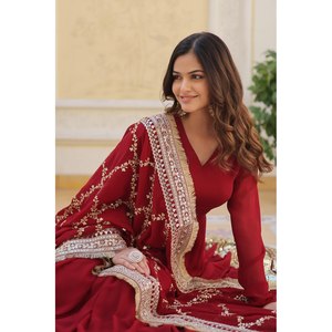 ENSEMBLE DE COSTUME ANAMIKA PREMIUM DESIGNER-130 - Product Image 4