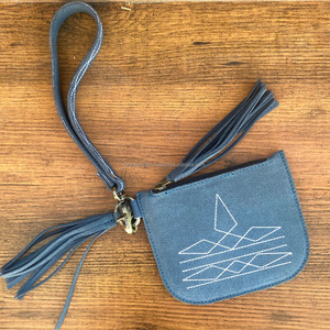 Monedero de cuero de ante para mujer, monedero de gran capacidad personalizado de cuero genuino, tarjetero - Product Image 2