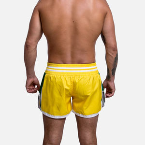 Pantalones Cortos de Boxeo y Muay Thai Premium Totalmente Personalizados para Hombre, Logotipo Personalizado, Ligeros, Transpirables, de Spandex y Poliéster, Suministro OEM - Product Image 2