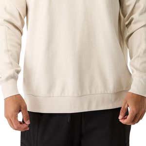เสื้อสเวตเชิ้ตคอกลมสีดำสำหรับผู้ชาย ผ้าฟลีซพรีเมียม แขนยาว สวมใส่สบายๆ สไตล์สตรีทแวร์ สำหรับออกกำลังกายและเล่นกีฬา - Product Image 4